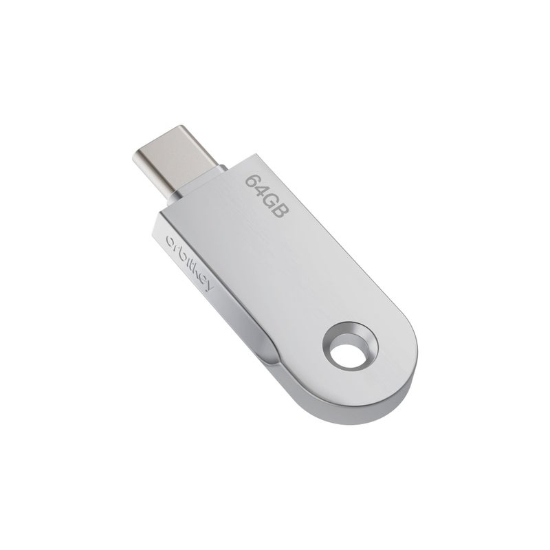 Orbitkey USB-C | Thumb Drive with Fast Transfer Chip | Slim Profile Compatible with Orbitkey Key Organizer & Key Ring - Image 1