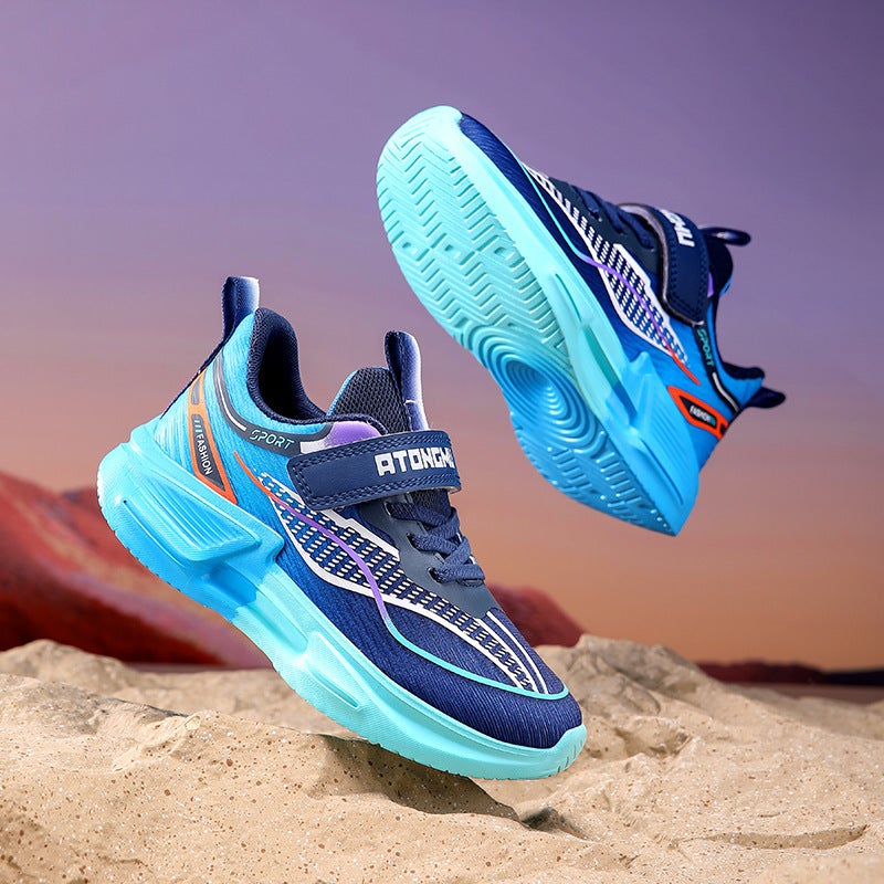 Mesh Sneakers Lightweight Flexible Sole Walking Shoes For Kids Indoor And Outdoor Activities - Image 1