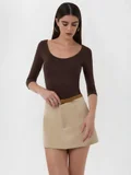 هيكاب Pool Collar Basic Blouse