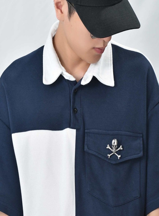 U7 Gothic Punk Criss Skull Brooches Personalized Stainless Steel Vintage Halloween Party Brooch Pin - Image 5