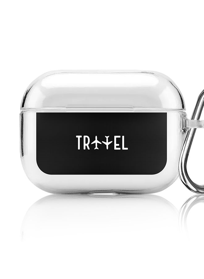 Stylizedd Classic Clear printed Case for Apple AirPods Pro 2nd Generation Thin Transparent Cover [Designed for Apple AirPods Pro 2nd Generation] - Travel - Image 1