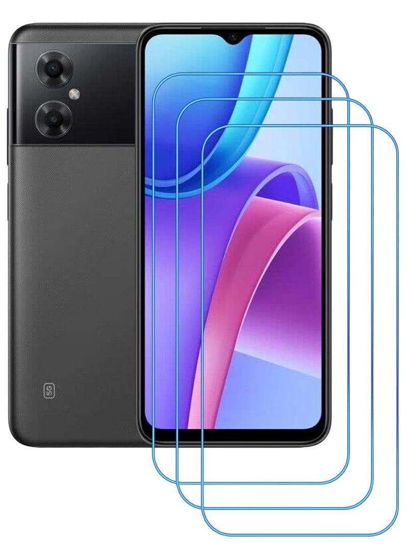 ACLIX 3 Pieces Antistatic ESD Dustproof Premium Quality High Definition Clear Tempered Glass Screen Protector Designed For Xiaomi Redmi Note 11R - Image 1