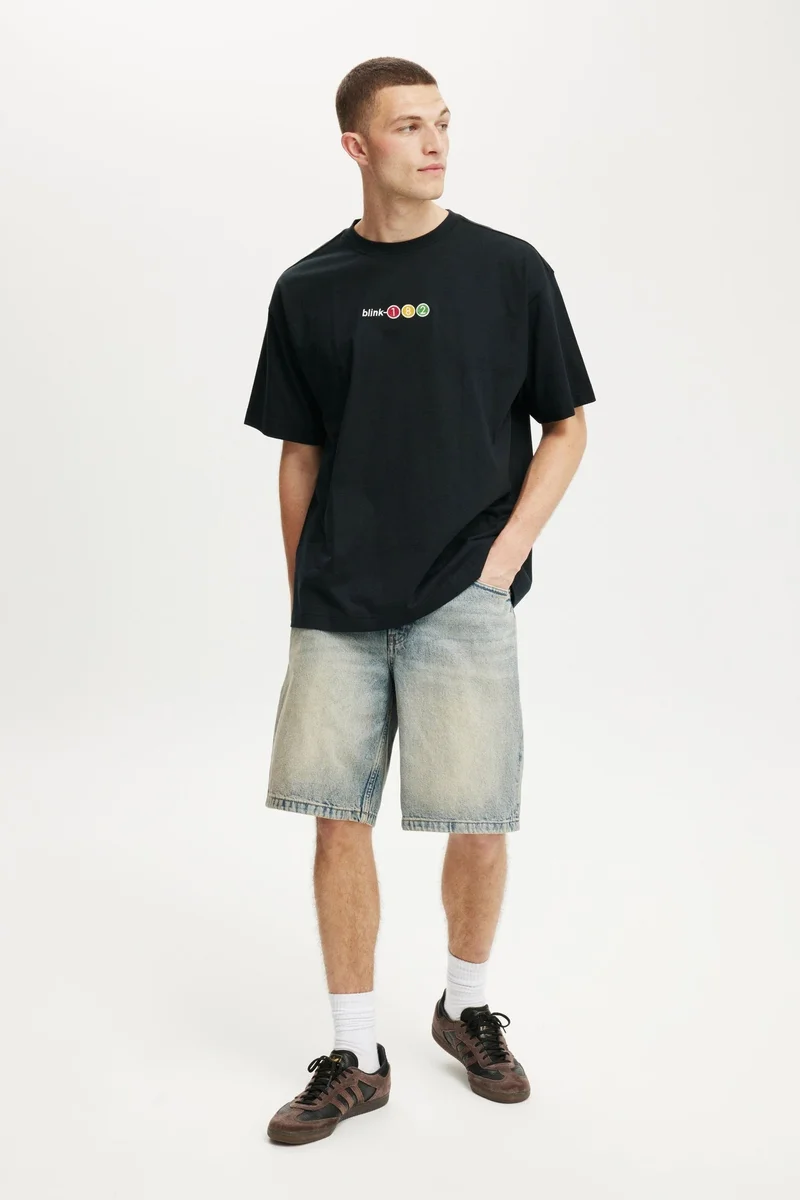 Cotton On Box Fit Premium Music T-Shirt