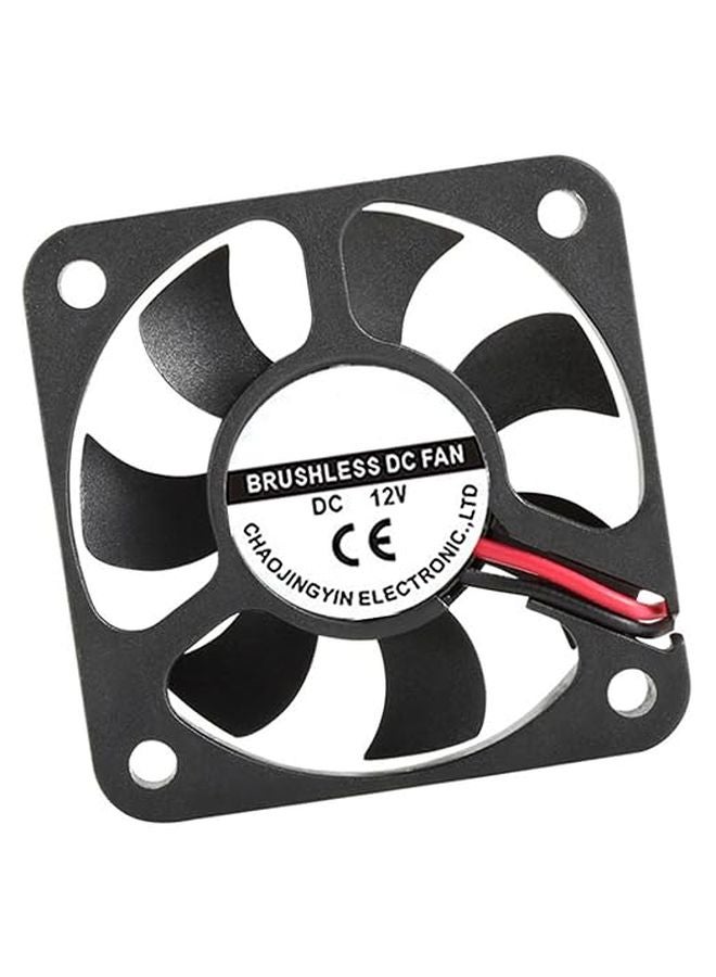 DC5010 12V Energy Efficient Cooling Fan Double Ball Bearings Enhanced Heat Dissipation For Small Electronics And PC Builds - Image 1