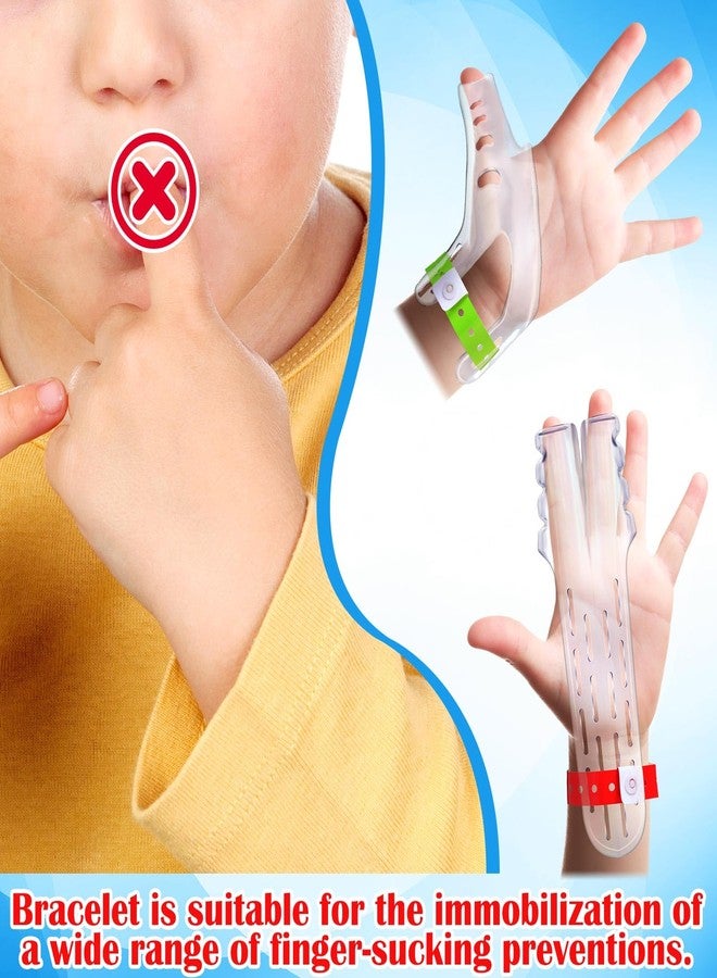 WinnerWhy 200 Pieces Plastic Bracelets with Snap Closure for Thumb Sucking Stopper and Finger Sucking Prevention Fixing Disposable the Habit Breaking Bracelets Neon Wristbands - Image 4