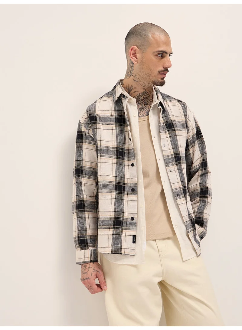 THE BEAR HOUSE  Men’s Trendy Shacket for All Seasons | Casual Overshirt Jacket for Men | Versatile Outerwear Layer for Office, Streetwear & Travel | Modern Smart Look for Everyday Outfits for Men | Best Price UAE