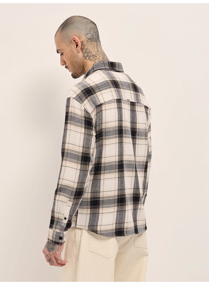 THE BEAR HOUSE  Men’s Trendy Shacket for All Seasons | Casual Overshirt Jacket for Men | Versatile Outerwear Layer for Office, Streetwear & Travel | Modern Smart Look for Everyday Outfits for Men | Best Price UAE