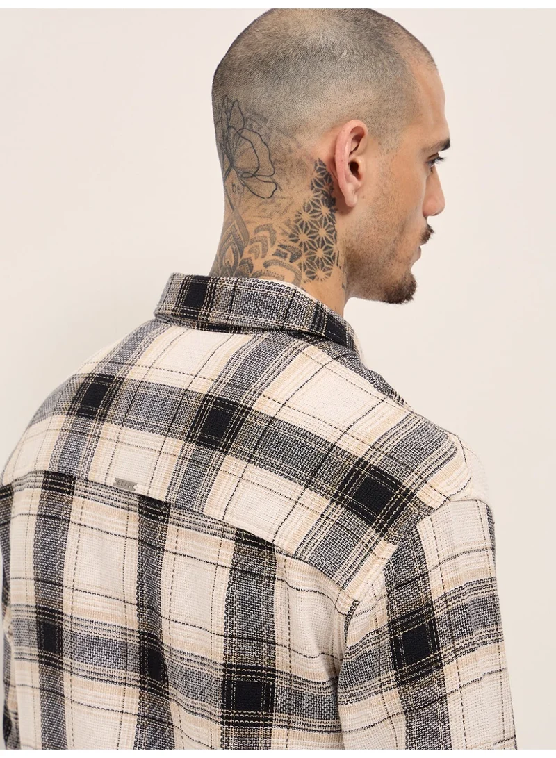 THE BEAR HOUSE  Men’s Trendy Shacket for All Seasons | Casual Overshirt Jacket for Men | Versatile Outerwear Layer for Office, Streetwear & Travel | Modern Smart Look for Everyday Outfits for Men | Best Price UAE