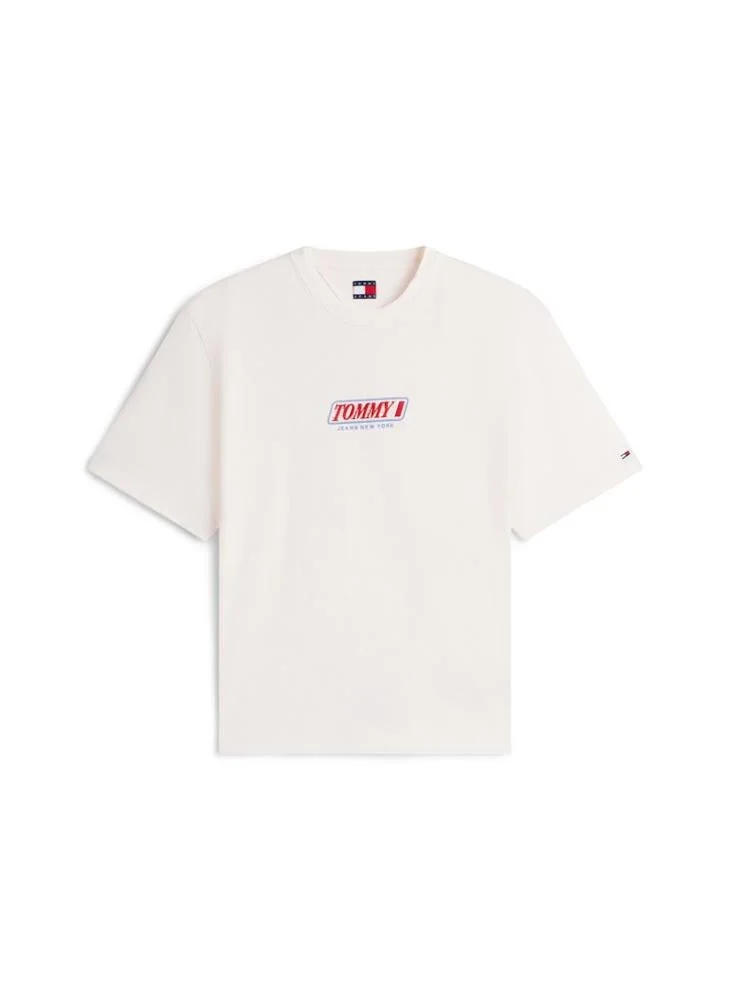 TOMMY JEANS  90s Logo Embroidery Jersey T-Shirt for Men | Best Price UAE