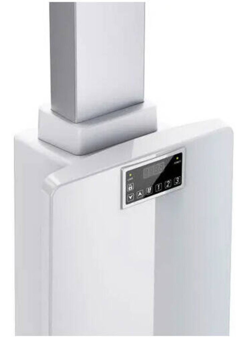 NB ERGONOMIC Motorized TV Floor Stand for 55-85 Inch LCD or LED Flat Panel TVs up to 150 lbs, Electric Height Adjustment 1200mm to 1700mm, VESA Compatible 200x200mm to 600x400mm, Mobile with Heavy-Duty Casters, White - TW85W - Image 4