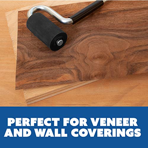 Fulton Long Handle J Roller with Thick Rubber Roller 1-1/2” in Diameter by 2-7/8” Wide For Veneers Laminate Wall Coverings and Edge Banding for Maximum Pressure Adhesion - Image 3