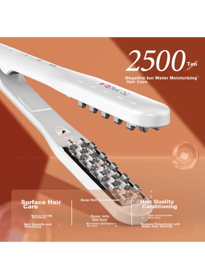 TSUYAGLA Cuiya Corn Curling Iron, Mini Portable High Crown Corn Silk Curler, Negative Ion Hair Straightener, Root Lift Curler, 520 Birthday Gift, Tm20 White Valentine's Day Gift - Image 3