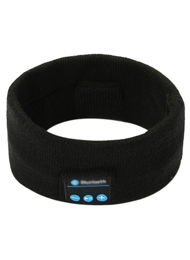 NIBEMINENT BT5.0 Knitted Headband Headwear Headphone Black - Image 1
