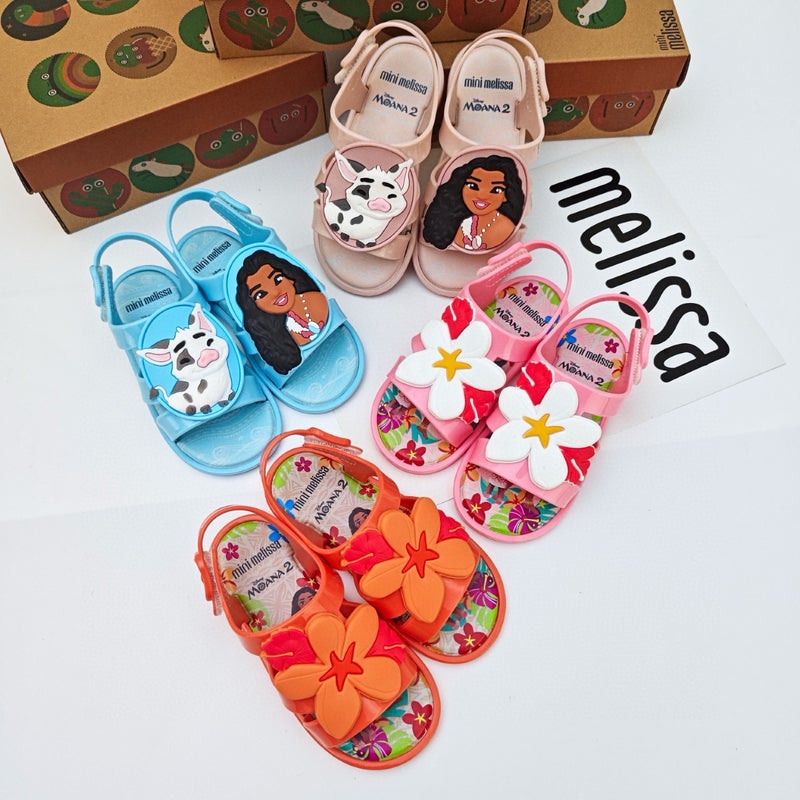 2025 Summer Melissa New Jelly Shoes Children'S Sandals Sandals Beach Shoes Hole Shoes Fragrant Shoes Boys And Girls - Image 4