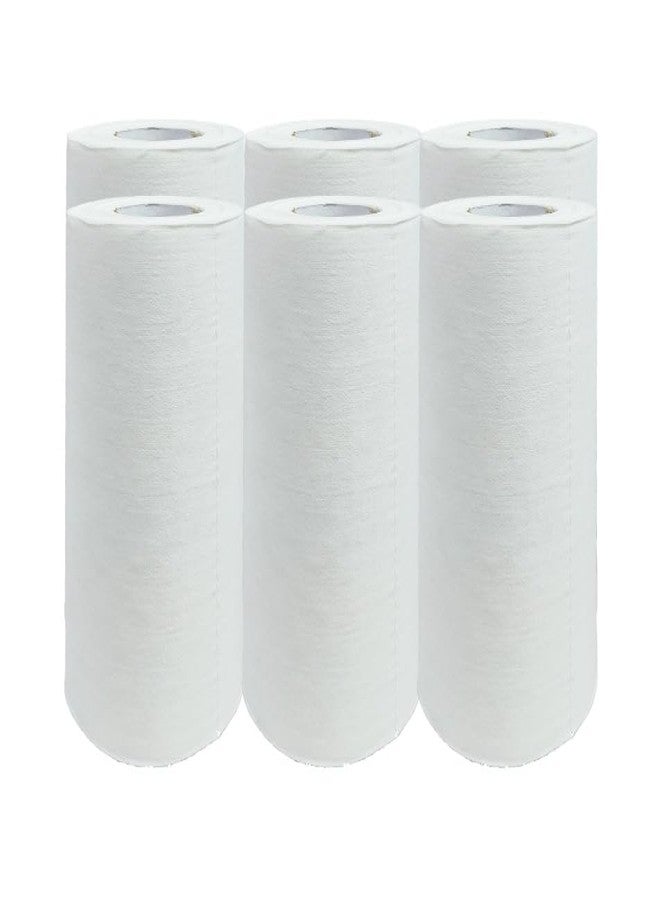 Warmfinity Multipurpose Kitchen Tissue/Towel 3 ply oil and mositure absorbent washable and reusable White Paper Roll (60 sheets per roll) (Pack of 6) - Image 1