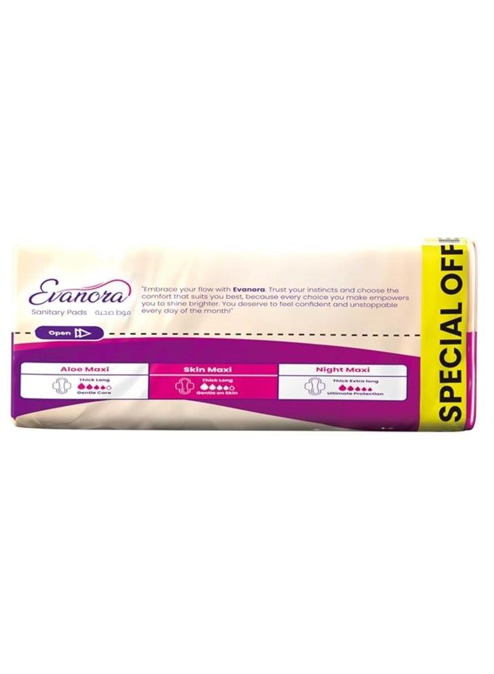 Evanora Sanitary Pads Skin Maxi 36 Count | Thick & Long | Gentle on Skin | Ultra Absorbent, Breathable & Anti-Leak Pads | Soft Feminine Hygiene Pads for Sensitive Skin - Image 5
