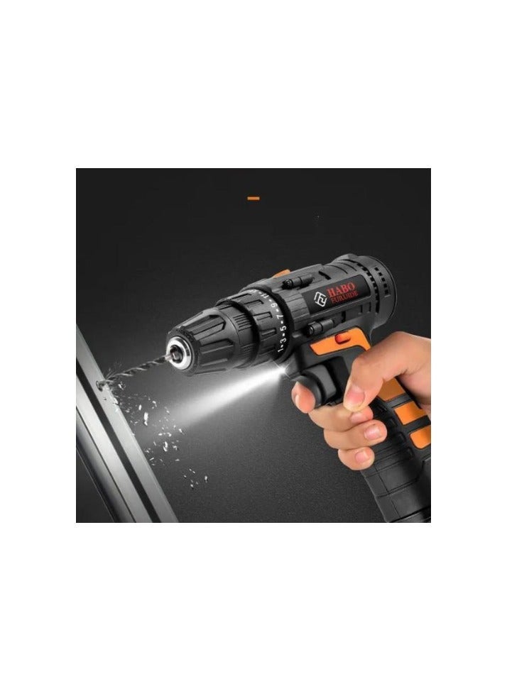 Denx Cordless Drill Kit Professional Home Tool Kit with DIY Hand Tool Kit for Home Office Garden Repair Maintenance | Maximum diameter 10mm | Speed ​​0 - 1450 rpm | 21 volt | 1300 mAh | Extra battery | DX1778 - Image 4