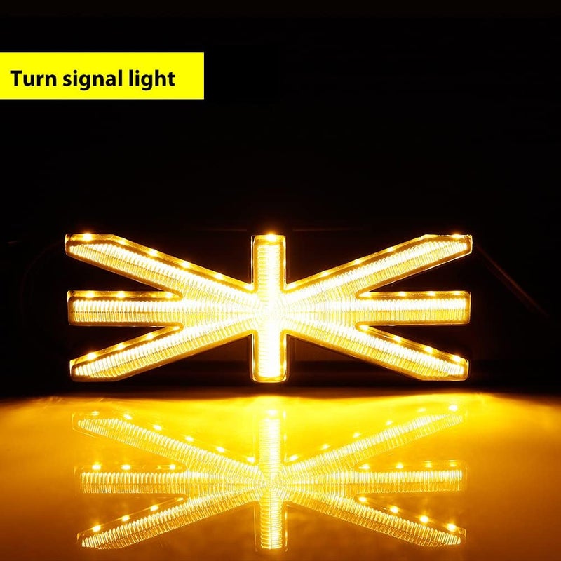 ADIIL Union Jack Style Smoked Lens Amber Side Marker Indicator LED for Mini Cooper R55 R56 R57 R58 R59 - Image 5
