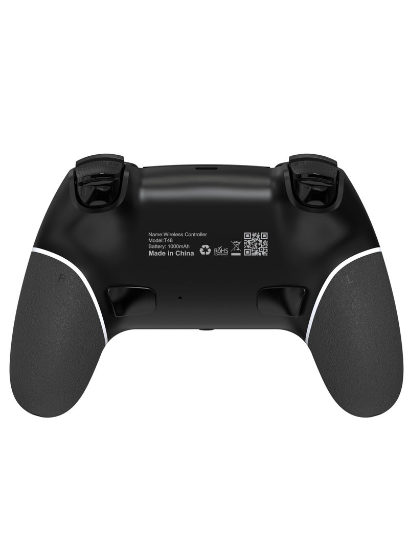 Wireless Controller for PS4 with USB Cable, 1000mAh Battery, Dual Vibration, 6-Axis Motion Control, 3.5mm Audio Jack, Multi Touch Pad, Share on, Controller Joystick Compatible with PS4/Slim/Pro/PC - Image 3