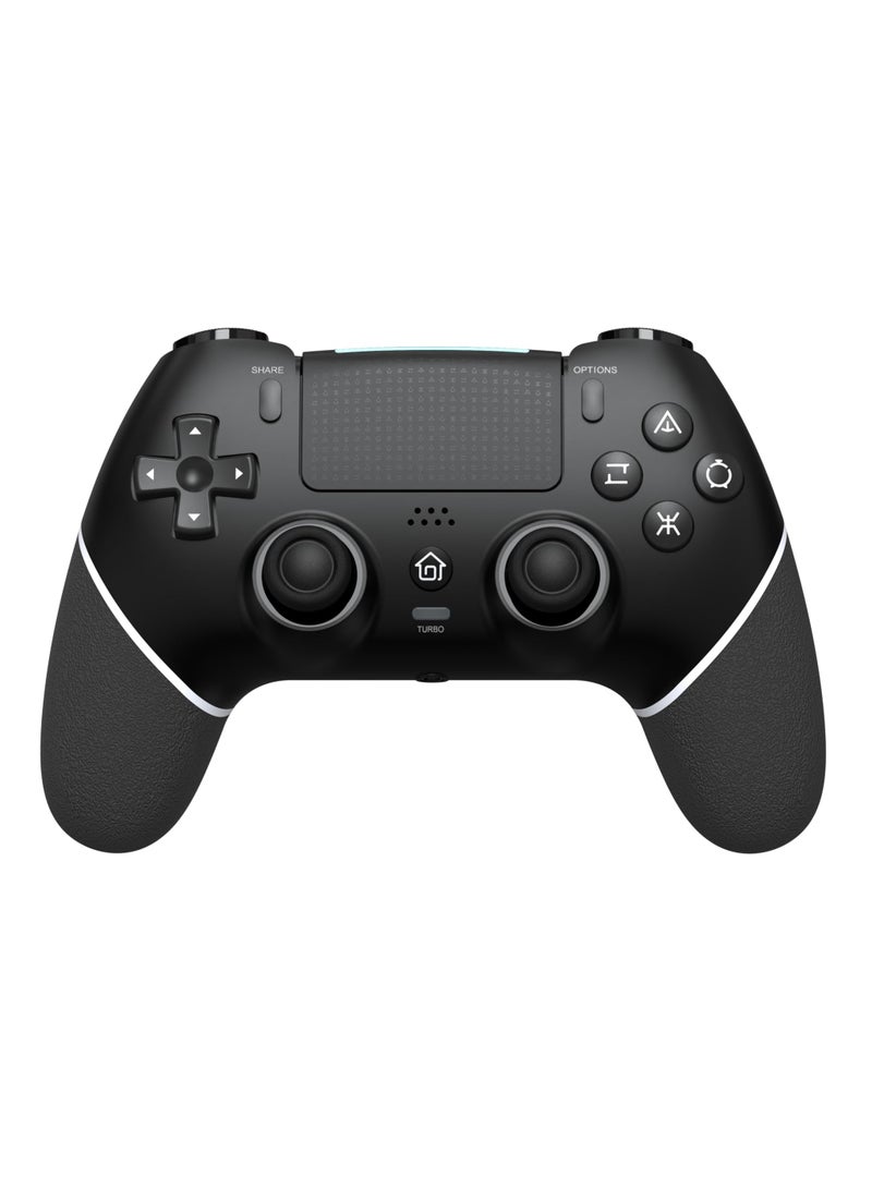Wireless Controller for PS4 with USB Cable, 1000mAh Battery, Dual Vibration, 6-Axis Motion Control, 3.5mm Audio Jack, Multi Touch Pad, Share on, Controller Joystick Compatible with PS4/Slim/Pro/PC - Image 1