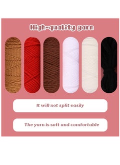 Excefore Crochet Kits for Beginners Adults, Beginner Knitting Kit, Crochet Set for Beginners with Brown Puppy, Crochet Yarn, Storage Bag, Crochet Keychain, Step-by-Step Instructions Video, Brown  - Image 4