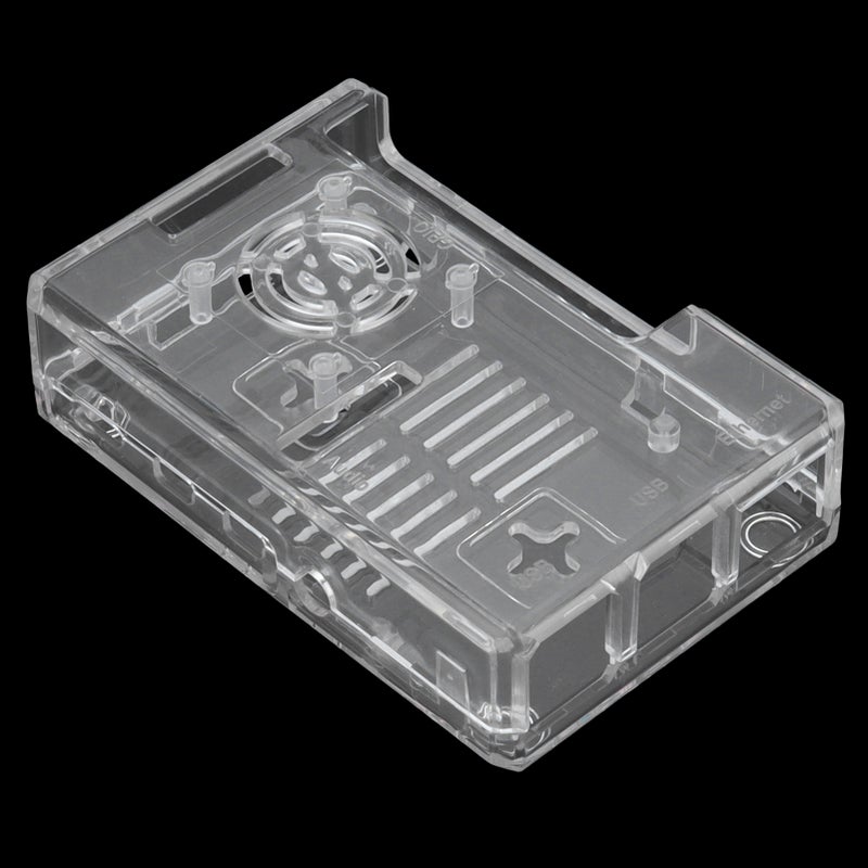 Enclosure for Raspberry Pi 4 Model B ABS Case Microcomputer Cooling Shell with Non Slip Mat - Image 3