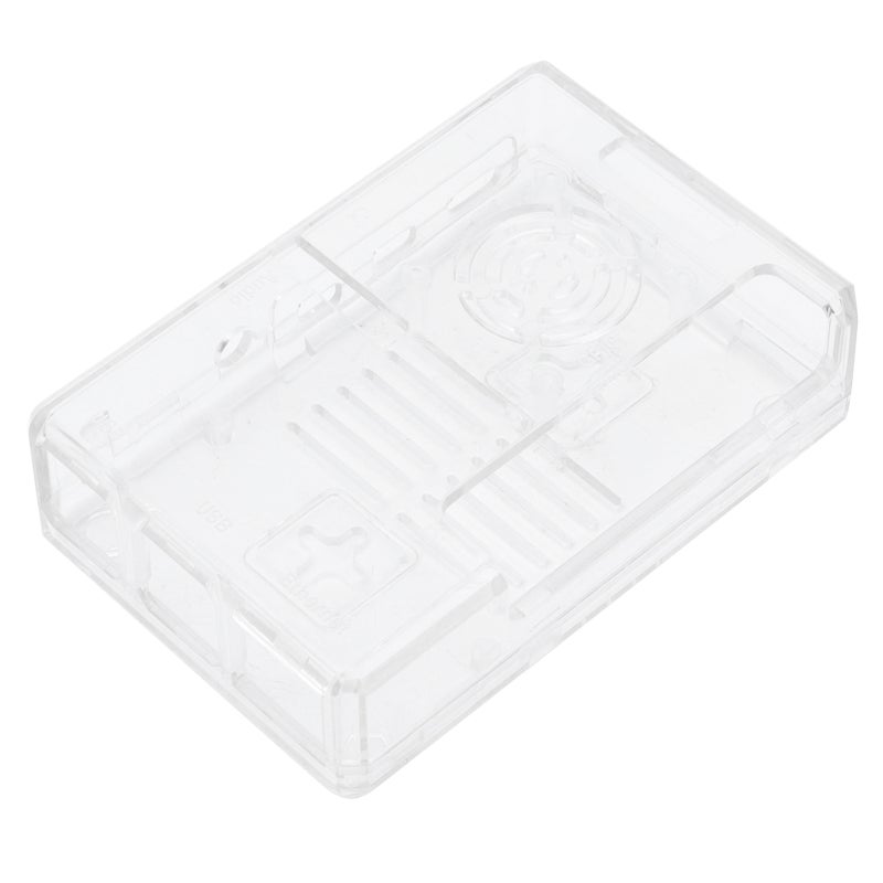 Enclosure for Raspberry Pi 4 Model B ABS Case Microcomputer Cooling Shell with Non Slip Mat - Image 1