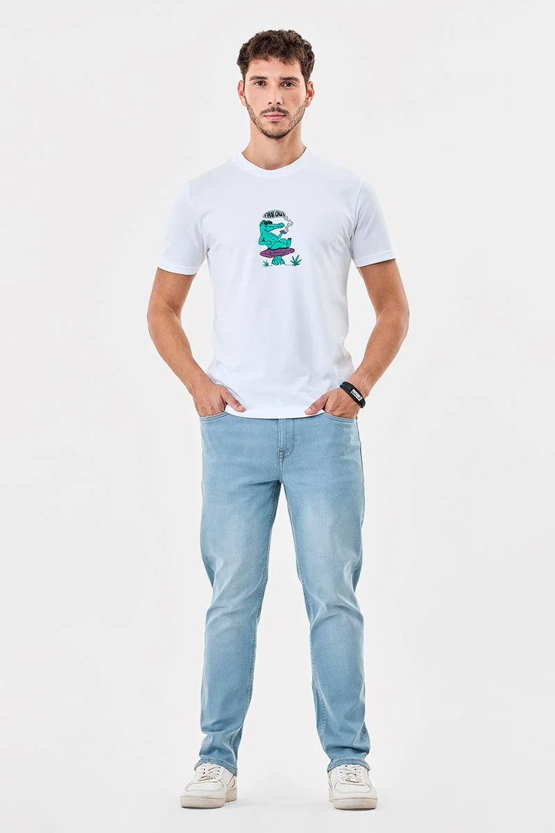 SNITCH جينز ضيق بقصة نحيفة قابلة للتمدد