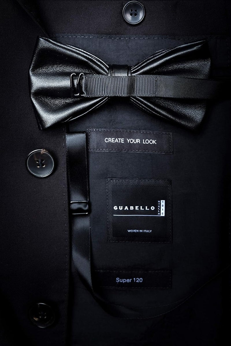 RBOCOTT Handmade Feather Pre-tied Bow tie and Brooch Sets for Men - Image 4
