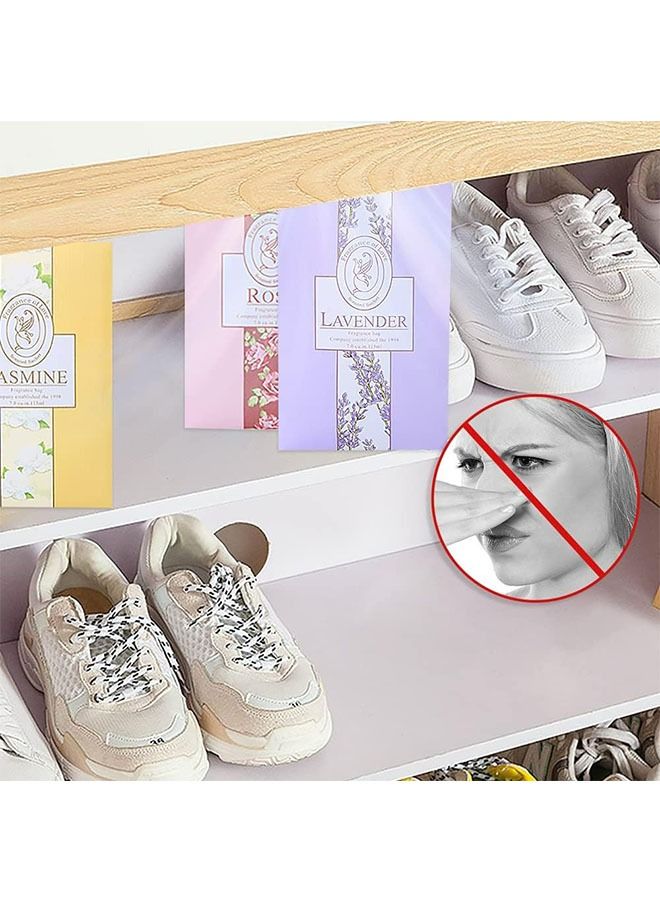 12-Piece Fragrance Sachet Bags, Drawer Fresheners Wardrobe Air Fresheners for Drawers Closets Wardrobes Bathrooms Cars(Lavender Jasmine Rose)  - Image 4