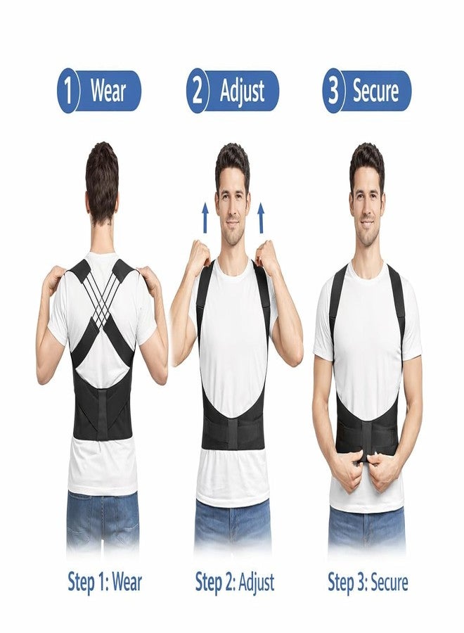 Fitolym X-Cross Posture Corrector Belt for Men & Women | Upper Back & Waist Support Brace | Adjustable Cross-Back Design | Breathable & Invisible Under Clothes - Image 5