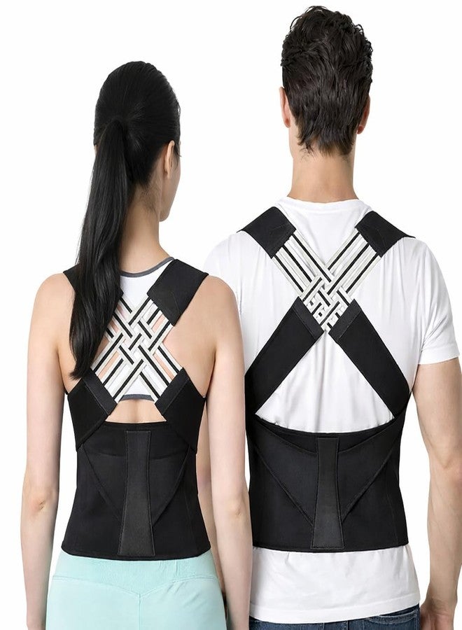 Fitolym X-Cross Posture Corrector Belt for Men & Women | Upper Back & Waist Support Brace | Adjustable Cross-Back Design | Breathable & Invisible Under Clothes - Image 1