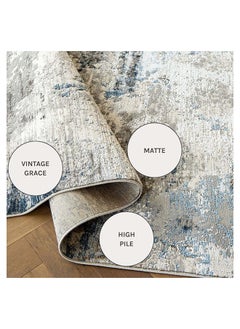 KNOT HOME Jacob Sky Runners 220 x 80 cm Carpet Knot Home Designer Rug for Bedroom Living Dining Room Office Soft Non-slip Area Textile Decor  - Image 3