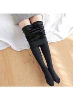 TECHNO 8Q Polar Fleece Plush Winter High Waist Double Stitched Soft and Comfortable Thermal Inside Complete Leggings  - Image 1