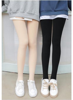 TECHNO 8Q Polar Fleece Plush Winter High Waist Double Stitched Soft and Comfortable Thermal Inside Complete Leggings  - Image 2
