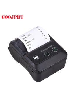 GOOJPRT طابعة فواتير حرارية محمولة BT 58 مم، طابعة محمولة صغيرة USB بيل POS  - Image 1