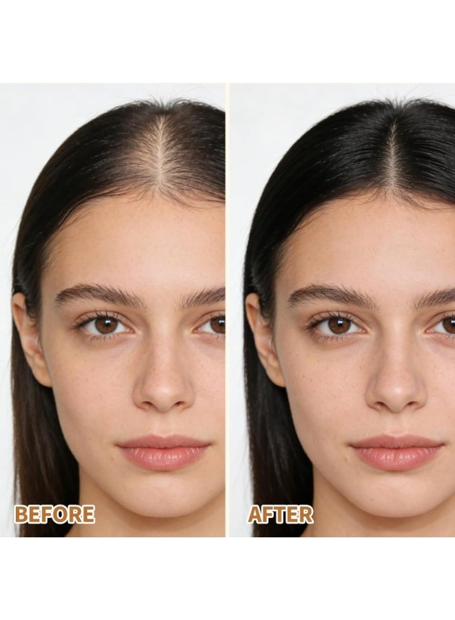 Sevich Instantly Hairline Shadow Hairline Powder, Quick Cover Grey Hair Root Concealer, Eyebrows & Beard Line, Hair Root Touch Up for Thinning Grey Hairline, Windproof&Sweatproof, Dark Brown - Image 3