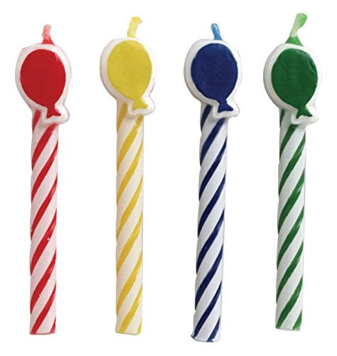 Creative Converting Spiral with Shaped Tops Birthday Cake Candles, One Size, Assorted - Image 4