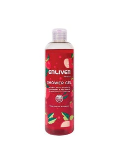 ENLIVEN Fruit Extracts Shower Gel Raspberry & Red Apple 500Ml  - Image 2