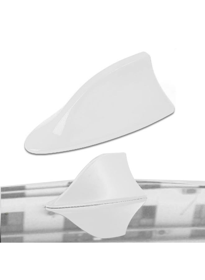 ASUBHA Car Shark Fin Antenna Cover, Stylish Shark Antenna for Car Decorations, Waterproof Antenna Cover Replacement Automotive Exterior Accessories for Signal Stabilization - Image 1