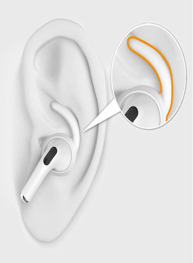 ALXCD Sport Ear Tips Hook Compatible with AirPods Pro Earbuds, Anti Slip Soft Silicone Earbuds Covers Earhooks, Compatible with AirPods Pro, 10 Pairs 10 Color - Image 2
