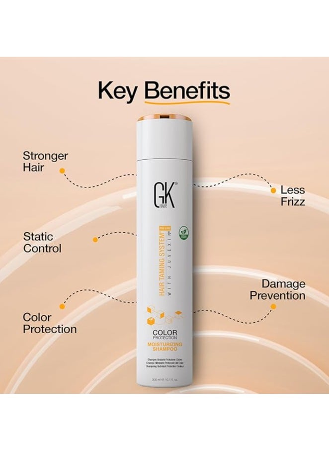 GK Hair - Moisturizing Shampoo (10.1 Fl Oz/300ml) for Hydrating Color Protection Dry Damage Curly Frizzy Thinning Color Treated Hair Repair Organic Paraben Sulfate Free All Hair Types - Image 1