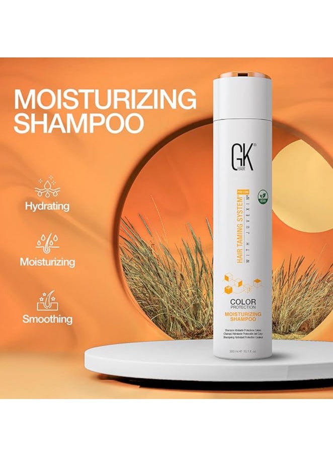 GK Hair - Moisturizing Shampoo (10.1 Fl Oz/300ml) for Hydrating Color Protection Dry Damage Curly Frizzy Thinning Color Treated Hair Repair Organic Paraben Sulfate Free All Hair Types - Image 1