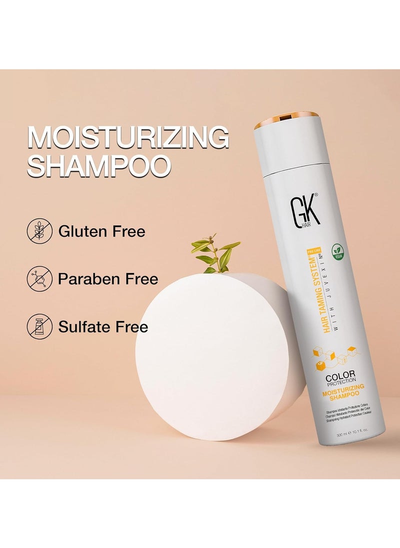 GK Hair - Moisturizing Shampoo (10.1 Fl Oz/300ml) for Hydrating Color Protection Dry Damage Curly Frizzy Thinning Color Treated Hair Repair Organic Paraben Sulfate Free All Hair Types - Image 1