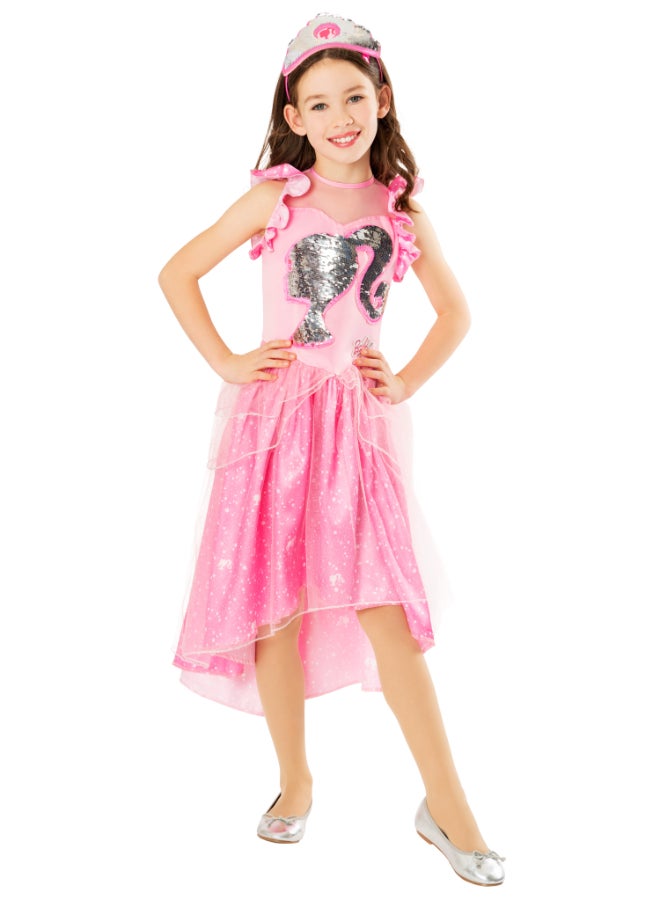 Rubies زي باربي الأميرة للفتيات - حجم الطفل الكبير (7-8 سنوات) - Image 4