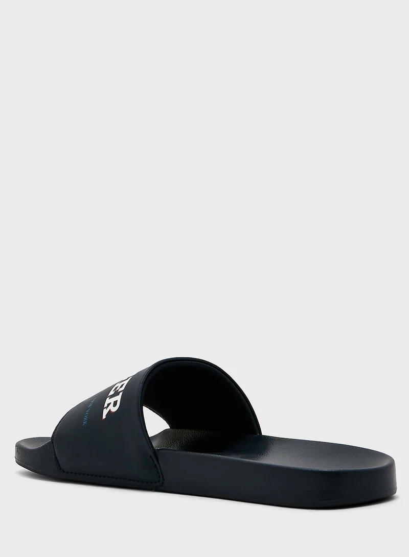 TOMMY HILFIGER Logo Print Flip Flop