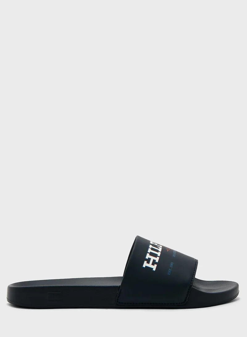 TOMMY HILFIGER Logo Print Flip Flop