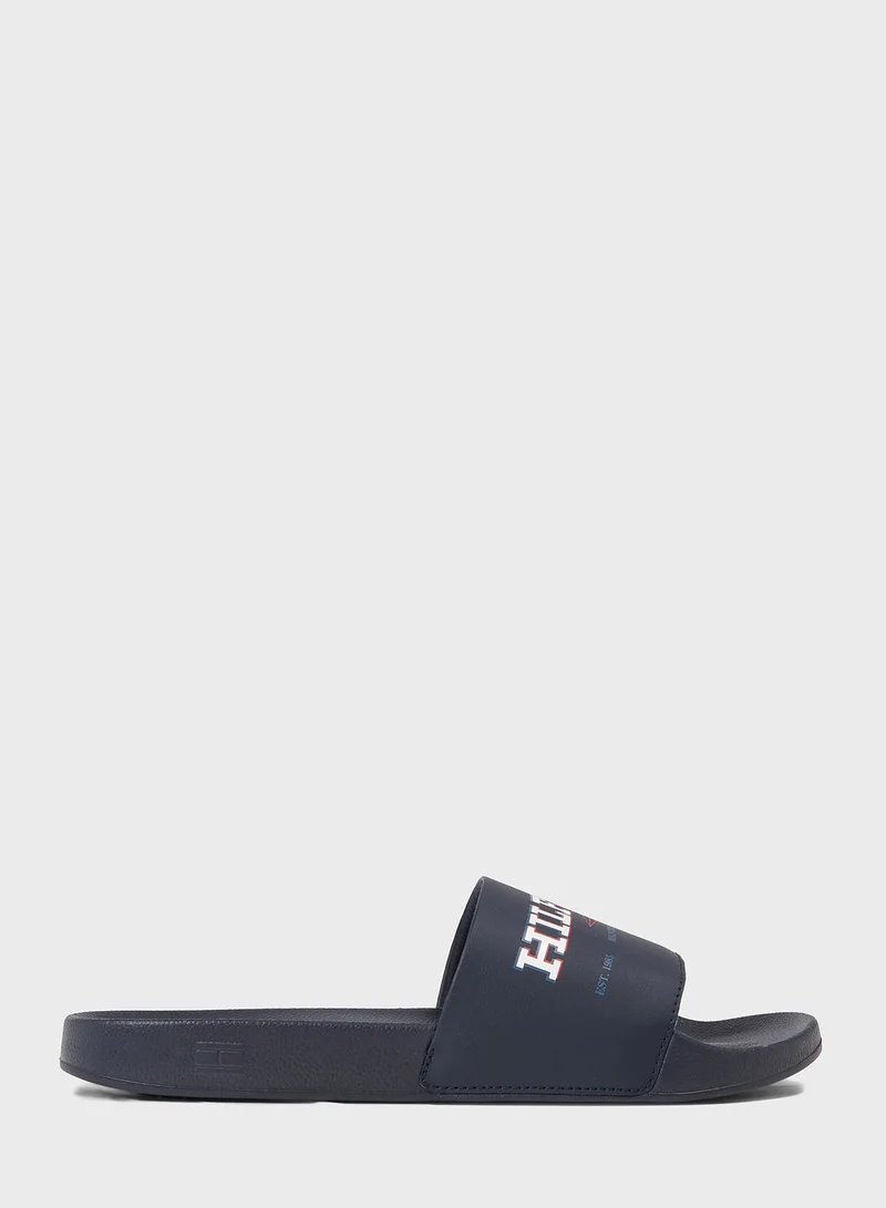 TOMMY HILFIGER Logo Print Flip Flop