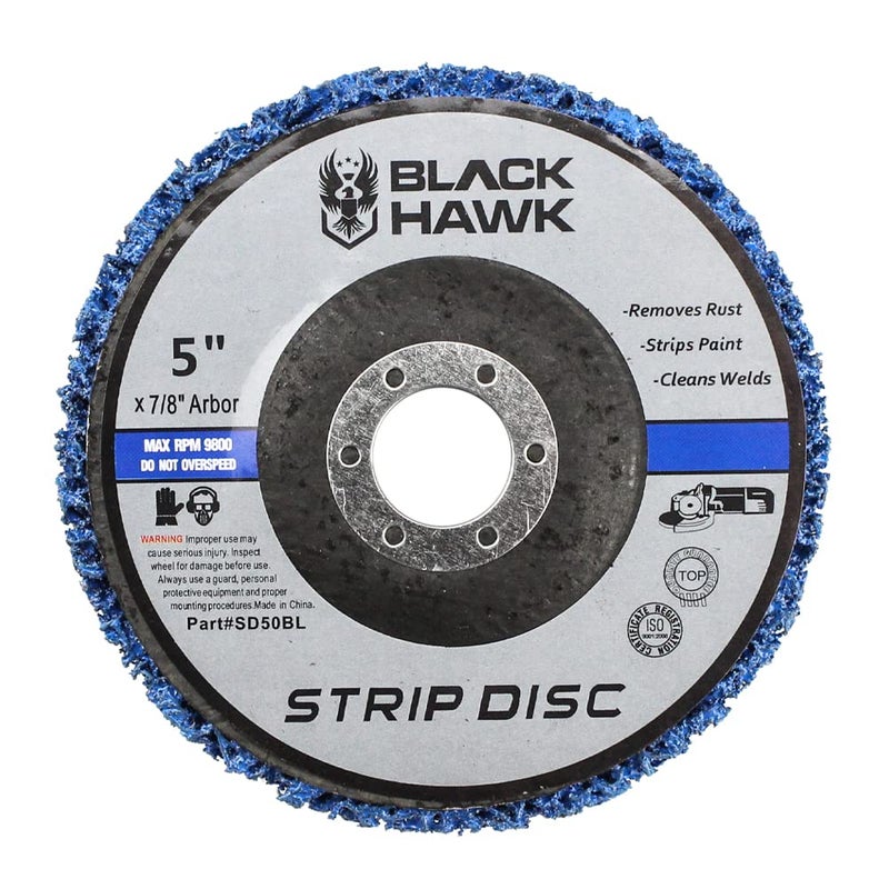 BHA Easy Strip Discs Clean and Remove Paint, Rust and Oxidation 5” x 7/8” - 5 Pack - Image 2