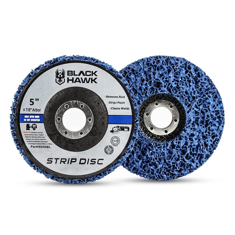 BHA Easy Strip Discs Clean and Remove Paint, Rust and Oxidation 5” x 7/8” - 5 Pack - Image 1